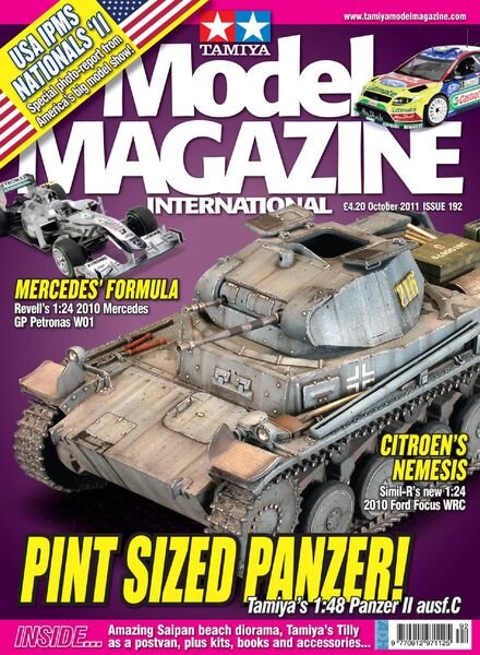 Tamiya Model Magazine – October 2011 Cover