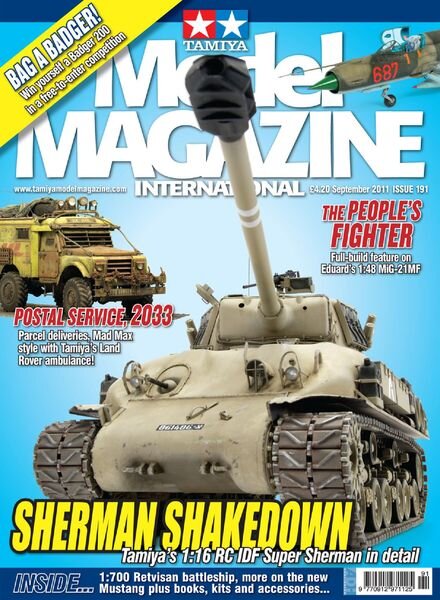 Tamiya Model Magazine – September 2011 Cover