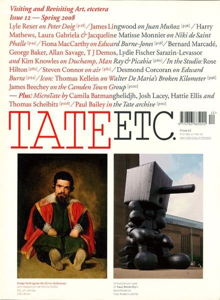 Tate Etc – Issue 12 – Spring 2008 Cover
