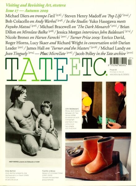 Tate Etc – Issue 17 – Autumn 2009 Cover