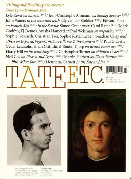 Tate Etc – Issue 19 – Summer 2010 Cover