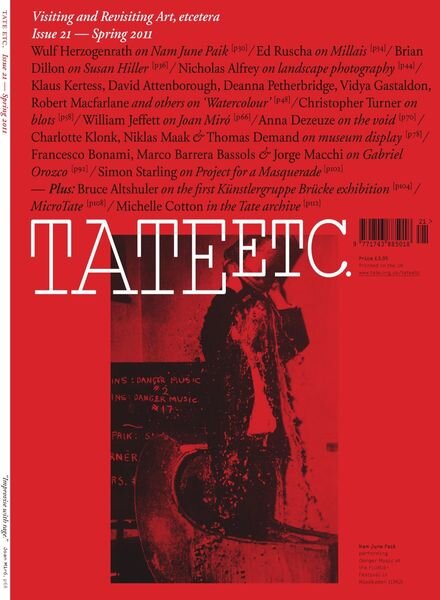 Tate Etc – Issue 21 – Spring 2011 Cover