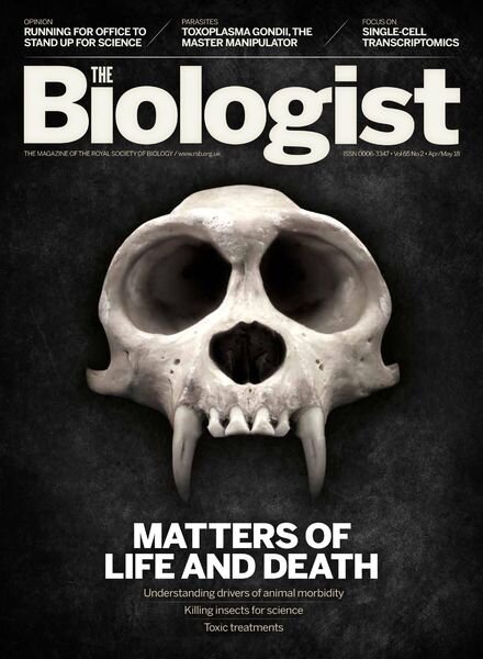 The Biologist – April- May 2018 Cover