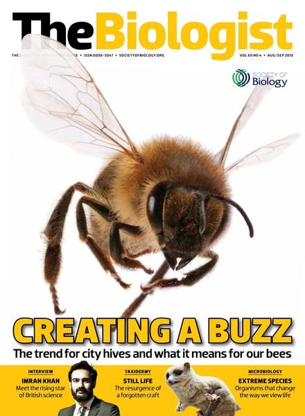 The Biologist – August- September 2013 Cover
