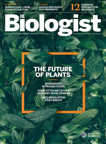 The Biologist – August-September 2017 Cover