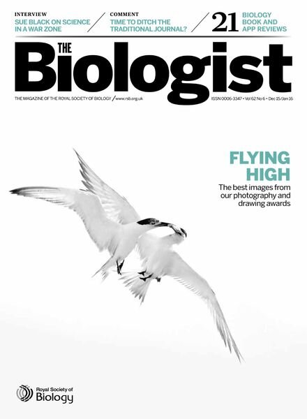 The Biologist – December 2015- January 2016 Cover