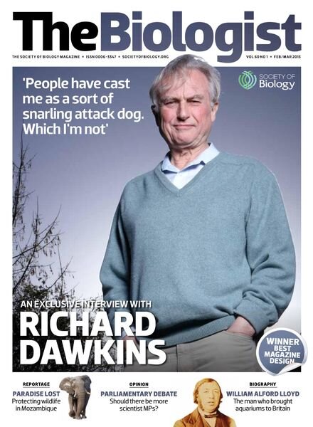 The Biologist – February- March 2013 Cover