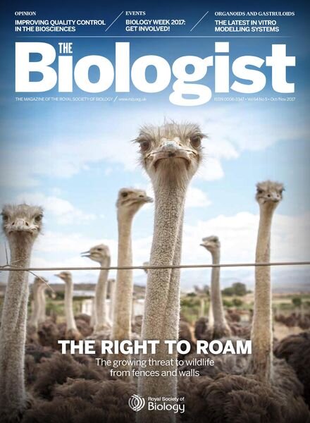 The Biologist – October-November 2017 Cover