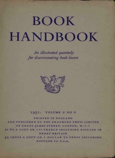 The Book Collector – June 1951 Cover