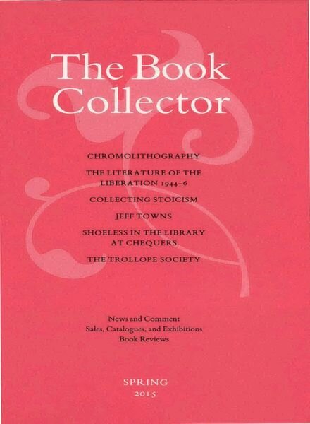 The Book Collector – Spring 2015 Cover