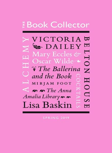 The Book Collector – Spring 2019 Cover