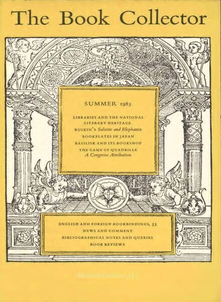 The Book Collector – Summer, 1985 Cover