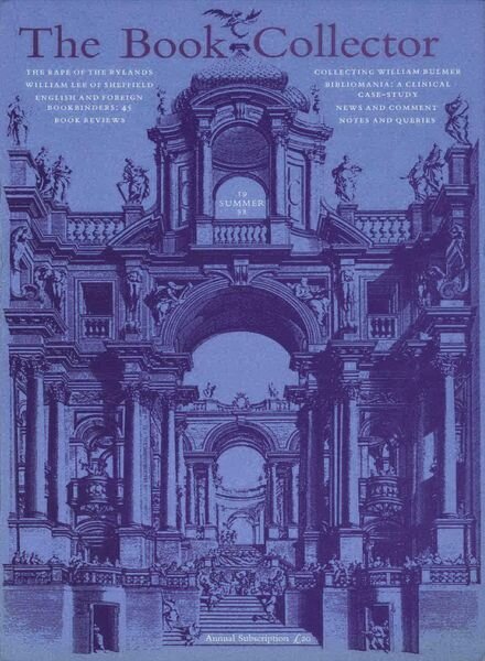 The Book Collector – Summer 1988 Cover