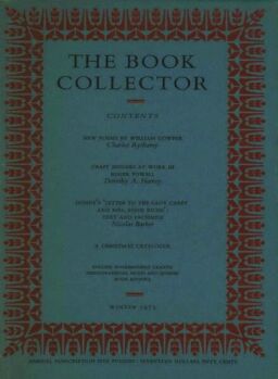 The Book Collector – Winter 1973