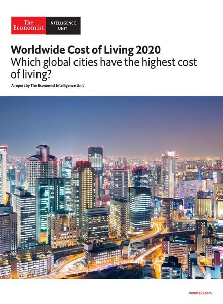 The Economist Intelligence Unit – Worldwide Cost of Living 2020 2020 Cover