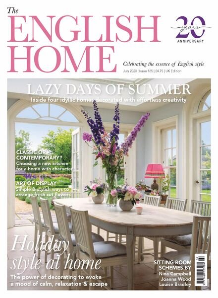 The English Home – July 2020 Cover