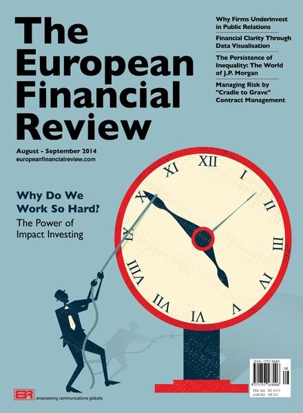 The European Financial Review – August – September 2014 Cover