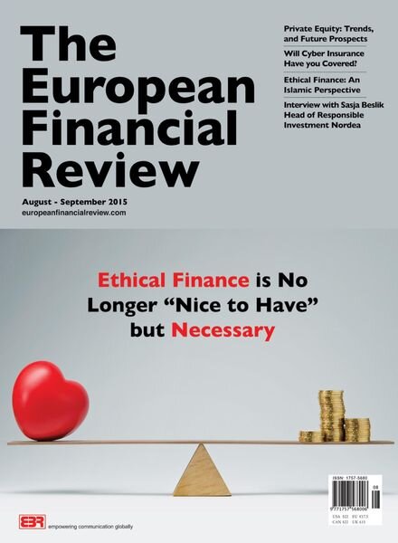 The European Financial Review – August – September 2015 Cover