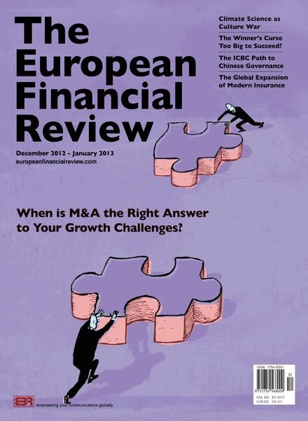 The European Financial Review – December 2012 – January 2013 Cover