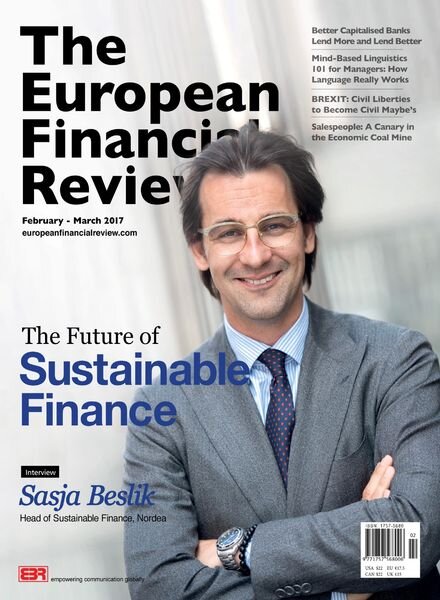 The European Financial Review – February – March 2017 Cover
