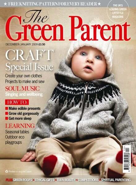 The Green Parent – December – January 2009 Cover