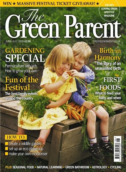 The Green Parent – June – July 2009 Cover