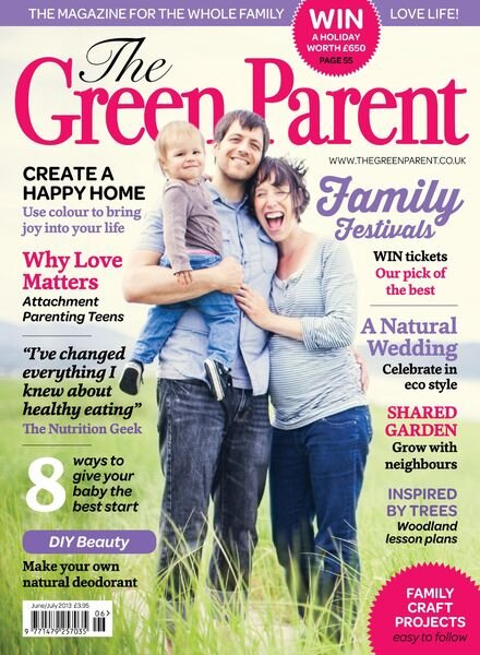 The Green Parent – June- July 2013 Cover