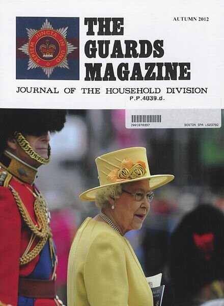The Guards Magazine – Autumn 2012 Cover