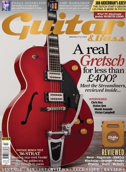 The Guitar Magazine – March 2016 Cover