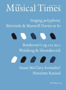 The Musical Times – Winter 2014