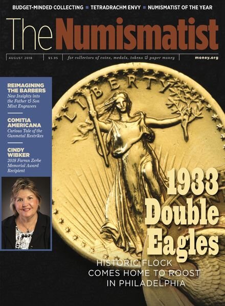 The Numismatist – August 2018 Cover