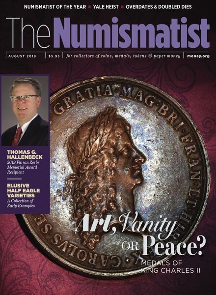 The Numismatist – August 2019 Cover