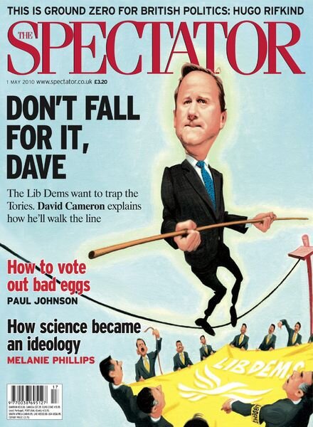The Spectator – 1 May 2010 Cover