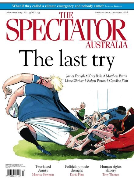 The Spectator Australia – 26 October 2019 Cover