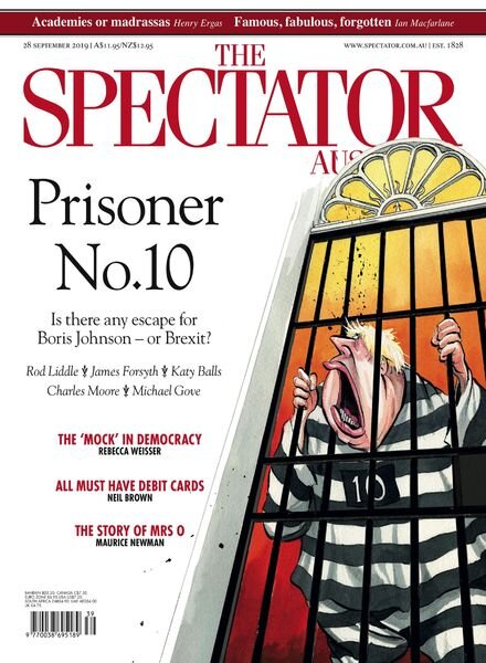The Spectator Australia – 28 September 2019 Cover