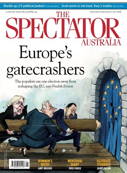The Spectator Australia – 5 January 2019 Cover