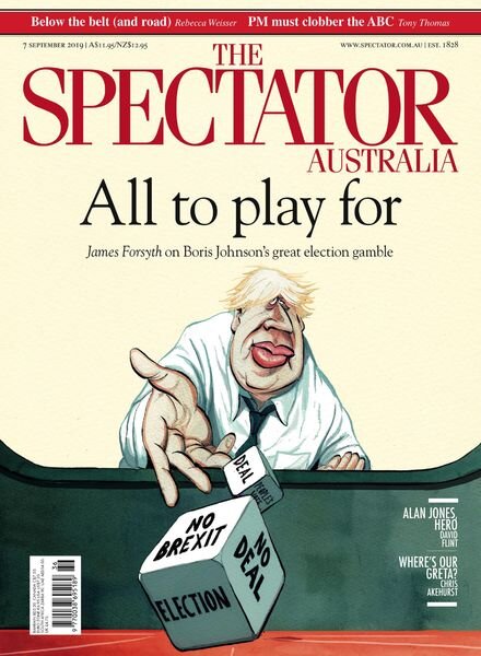 The Spectator Australia – 7 September 2019 Cover