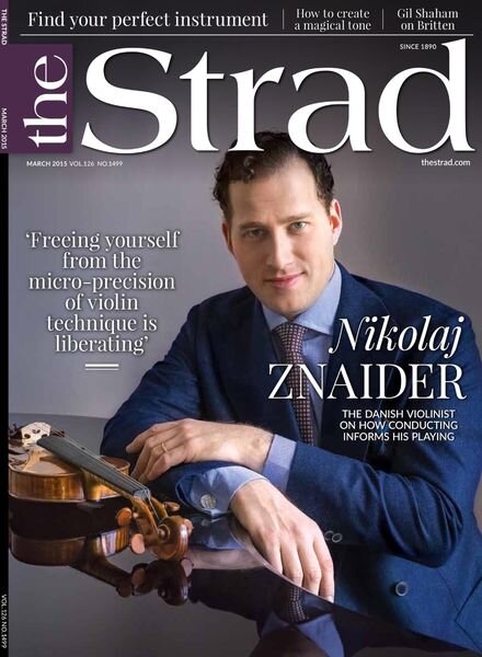 The Strad – March 2015 Cover