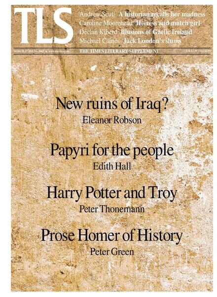 The Times Literary Supplement – 27 March 2015 Cover