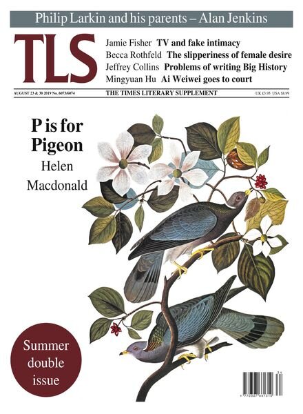 The Times Literary Supplement – August 23-30, 2019 Cover
