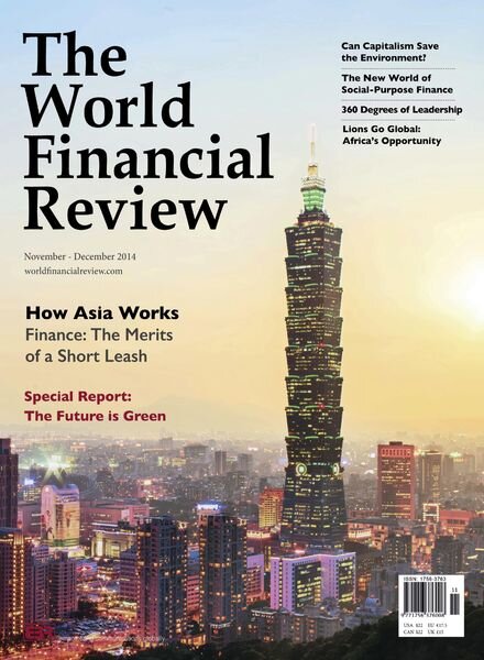 The World Financial Review – November – December 2014 Cover
