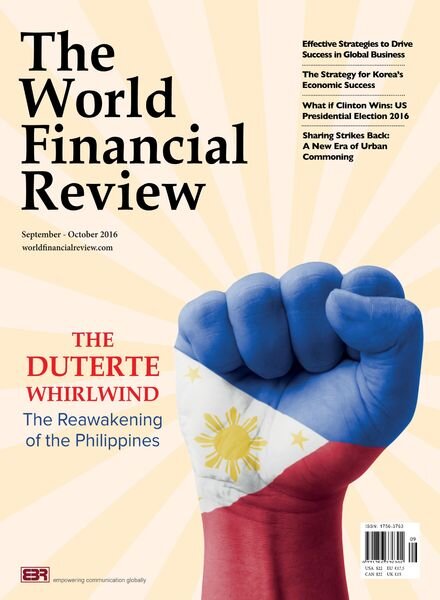 The World Financial Review – September – October 2016 Cover