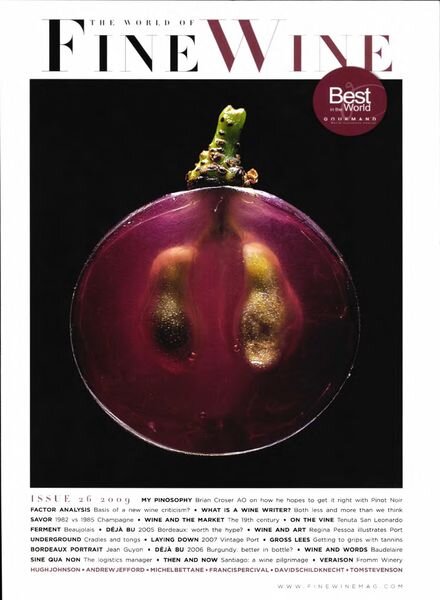 The World of Fine Wine – Issue 26 Cover