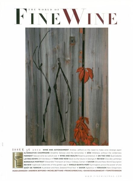 The World of Fine Wine – Issue 36 Cover