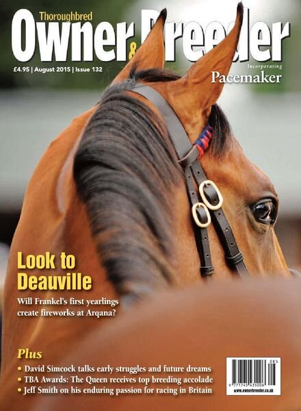 Thoroughbred Owner Breeder – Issue 132 – August 2015 Cover