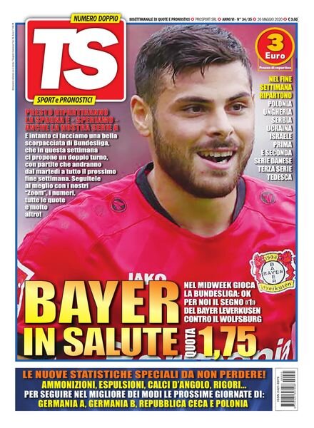 Totoguida Scommesse – 26 Maggio 2020 Cover