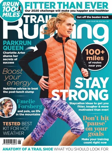 Trail Running – June-July 2020 Cover