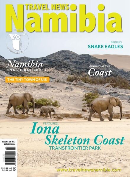 Travel News Namibia – Autumn 2020 Cover