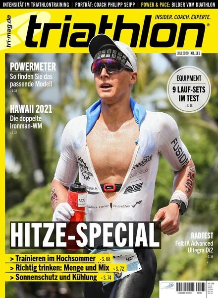 Triathlon Germany – Juli 2020 Cover