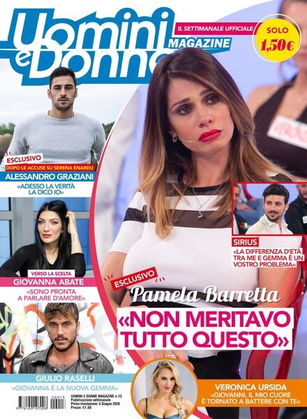 Uomini e Donne magazine – 05 giugno 2020 Cover